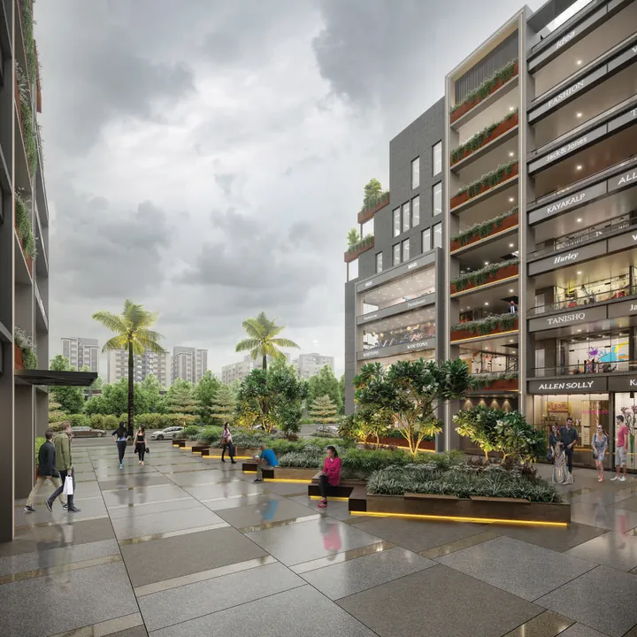 Courtyard plaza — artist’s impression